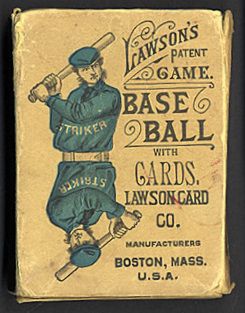 1884 Lawson's Patent Base Ball Game